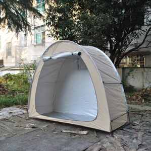 Tiendas de campaña y refugios CZX-517 Cubierta para bicicleta al aire libre Cobertizo de almacenamiento Carpa 210d Tela Oxford recubierta de plata Portátil Impermeable Tidy Plegable Refugio para bicicleta 230619