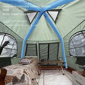 Tentes et abris pour une sensation ensoleillée Tente de cabine gonflable sans emplacement Tente de camping anti-pluie Tente pop-up pour 5-8 personnes Tente de fête en Chine continentale Q231117