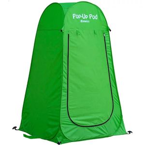 Tentes et abris GigaTent Tente d'intimité escamotable pour 1 personne pour le camping Vestiaire Station de douche portable Vert 230619