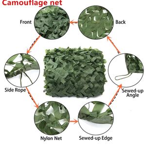 Tentes et abris Filets de camouflage militaires de chasse Formation de l'armée en forêt Filet de camouflage Couverture de voiture Tente Ombre Camping Abri solaire 3 mx 5 m / 3 m x 2 m / 7 m x 2 m 231013
