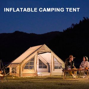 Tents and Shelters Large Camping Tent Waterproof Inflatable Tent House Tents 10 Person for Family Hiking Caming Backpacking Travel Beach Equipment 230206