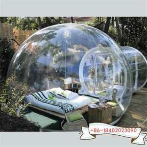 Carpas y refugios de lujo transparente inflable burbuja Lodge carpa fiesta boda precio al por mayor para alquiler venta eventos al aire libre1