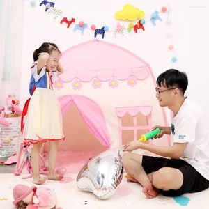 Tentes et abris Castle Castle Arageproof Princess Creative Design Game Playing House Promoue l'interaction parent-enfant pour les filles garçons