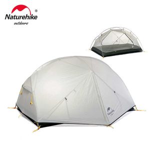 Tiendas de campaña y refugios NatureHike Mongar 23 Personas Tienda de campaña al aire libre 20D Tela de nylon Doble capa Impermeable Ultraligero 3 Temporada Vestíbulo Tienda J230223