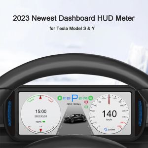 Panel de instrumentos multifunción Tesla modelo 3 Y HUD, indicador LCD HD de 6,2 pulgadas, pantalla frontal de modificación de coche Tesla