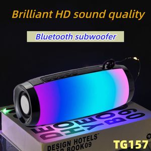 TG157 haut-parleur Bluetooth LED mélodie lumière éblouissante cadeau créatif caisson de basses étanche extérieur