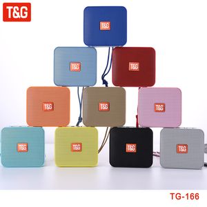 Mini altavoz TG166, altavoces portátiles con Bluetooth, altavoz Subwoofer pequeño inalámbrico ligero para exteriores, compatible con tarjeta FM TF