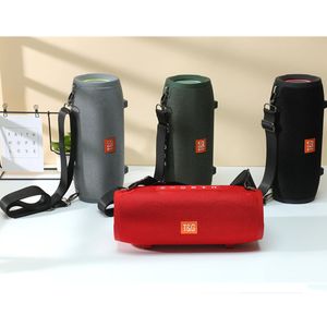 Haut-parleur Bluetooth TG322, grand tambour de guerre avec lumière anti-film, carte USBTF connectée à la radio, caisson de basses lourd portable d'extérieur