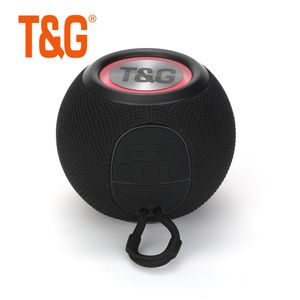 TG337 haut-parleur Bluetooth sans fil populaire LED lumière RVB colorée ronde U disque TF carte Subwoofer stéréo mains libres bureau Audio MP3 musique haut-parleur cadeaux créatifs
