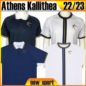 22 23 Athens Kallithea Soccer Jerseys Doumtsis Kostanasios new sport 2022 2023 Home Away jersey Mounier #17 Nili Perdomo Manthatis Men Size S-XXL Football shirt Top