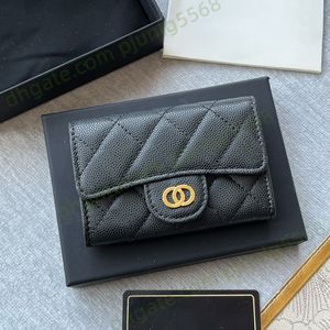 La meilleure qualité Flap Key Wallets Luxury Designer Hommes et femmes light Card pack Mode multifonctionnel Boucle en cuir véritable Grande capacité Porte-monnaie avec boîte