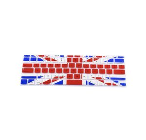 Film de protection en Silicone pour clavier, drapeau britannique et britannique, pour Macbook Air 11, 13, Pro, 13, 15, 17 pouces