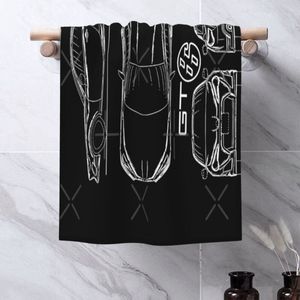 The Gt86 Blueprint Towels Toalla de cara Juego de toallas Toalla de cocina Albornoz Mujer Juegos de accesorios de baño