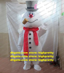 The Head Frosty The Snowman Mascot Costume Adult Cartoon Character Outfit Department Store Group Photo CX2024