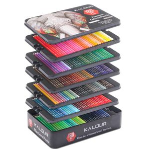 Le dernier jeu de dessin au crayon de peinture de 180 couleurs couleur métallique conduit de nombreux styles à choisir parmi le logo personnalisé de soutien