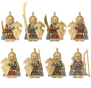El señor de los anillos construye bloques de juguete Great Soldier Noldo Warrior Guards Mini Acción Figura 226396078433