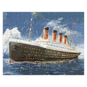 Le navire le plus de tous les temps Titanic Puzzle Puzzle Diorama Accessoires Cadeau personnalisé marié 240401