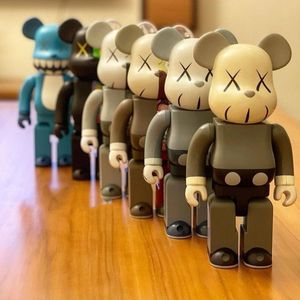 the new 400 28cm bear fashion crosseyed bear halloween chiaki character toy collector berbrick art model decorative toy gif