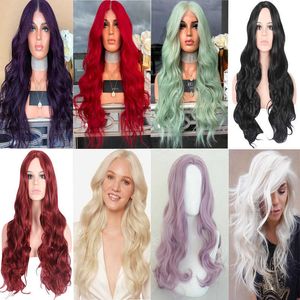 Le nouveau produit comprend une perruque en filet rose avec de longs cheveux bouclés pour femmes et un grand mécanisme de cheveux bouclés ondulés.