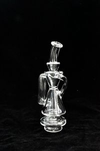 carta recycler Cachimba de vidrio, bong de plataforma petrolera multicolor, pipa para fumar, bienvenido a ordenar