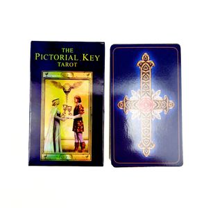 LA CLÉ PICTORIALE Oracles Card Divination Fate Tarot Deck Avec English PDF Guidance Gift Board Game for Adult sJFU2