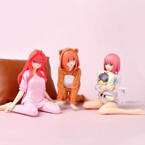 Les quintuplés par excellence figures anime 15cm ichika nino miku yotsuba itsuki poupée pvc modèle d'action