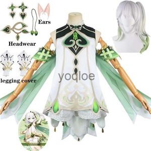 Theme Costume Anime Costumes Genshin Impact Nahida Cosplay Costume Lesser Lord Kusanali Full Set Dress Ears Wig Nahida outfits for Comic Con J231025