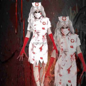 Costume à thème Cosplay horreur infirmière Halloween Costumes robe vêtements pour femmes uniforme scolaire carnaval habiller tenue fête Disfraz Hombre x1010