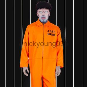 Costume de thème Halloween pour hommes, Costume de prisonnier pour adultes, costumes de Cosplay de parc d'attractions x1010