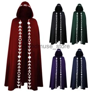 Traje temático Capa con capucha Renacimiento medieval Capa de 5 colores Disfraz de Halloween cosplay película y televisión cos Disfraz J231024