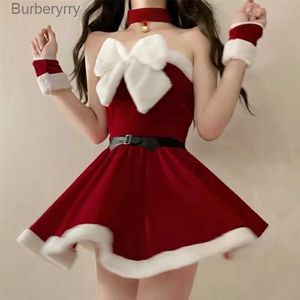 Costume à thème Sexy Noël vient pour les femmes Père Noël Cosplay Fête de vacances Performance Vêtements Tentant Uniforme Streaming ClothL231010