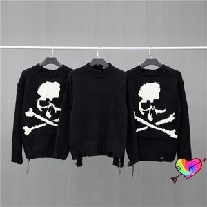 Grueso pesado Mastermind World Sweater Hombres Mujeres 1/1 Cráneo de alta calidad Impresión digital Japón Jersey MMJ 220817