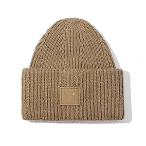 Chapeau en laine avec visage smiley épais, pour hommes et femmes, chapeau tricoté chaud d'hiver pour bébé, parent-enfant, chapeau à friser, 231120