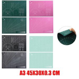 Épaisseur 3 mm A3 Couleurs de tampon de coupe plaque coupée PVC Matte de coupe Modèle de coupe argile tampon de casse-cave de gilet de gravure