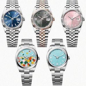 Les hommes de créateurs regardent les montres datejust des femmes de 36 mm pour les hommes en or rose automatique juste une montre-bracelet de mouvement de date mécaniqueshMas #