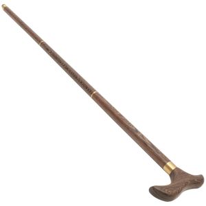 Courses à trois sections Camping Stick Stick Handle Randonnée Pole en bois en bois Alpenstock Trekking Cane Exquise240328