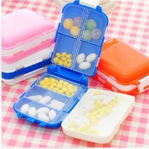 Boîte à médicaments portable à trois étages mémo pliable en 8 parties boîte de rangement transparente boîtes à pilules conteneur pour tablette XG0382