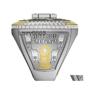 Tres anillos de piedra 20212022 Astros World Houston Baseball Championship Ring No.27 Altuve No.3 Fans Regalo Tamaño 11 Joyería de entrega de gota Dhyvz NSVJ