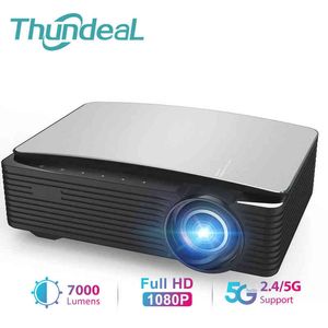 THUNDEAL YG650 Projecteur complet HD 1080p grand écran LED Proyector YG653 K25 2.4G 5G WiFi Android Phone Beamer 3D Video Theatre H220409