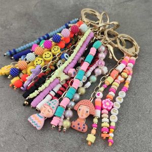 Tikto Handmade Bijoux Sac Touche Suspendue Pendentif Tassel Pendentif Tassel Keychain en gros G1019