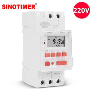Minuteries Heavy Duty 5000W 30A Hebdomadaire 7 Jours Programmable Digital Time Switch Relay Timer Control AC 220V 230V Din Rail Mount 230422