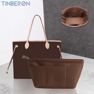 Organisateur Tinberon pour sacs d'insert Tote PM MM Make Up Cosmetic Sac Purse Portable Travel Handbag Dobag Felt Bag Organizer INSERT 240412