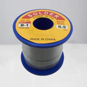 Conseils 300g 0.52mm Point de fusion bas fil à souder électrique fil d'étain plomb fil d'étain noyau de colophane outil de réparation de rouleau de fil de dent de soudure