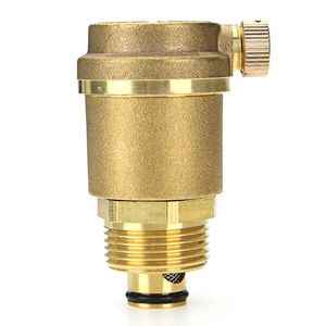 TMOK TK901 Brass automatique Air Vent soupape d'échappement de sécurité soupape de décharge pour chauffe-eau système CVCA Pipeline - 1 pouce