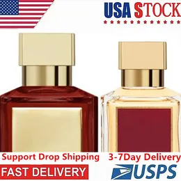 Envío gratis a los EE. UU. En 3-7 días La más alta calidad 70 ml Hombre Mujer Perfume Fragancia Eau De Mujer Spray de perfume de lujo de larga duración