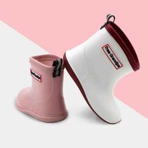 Enfant en bas âge fille bottes de pluie enfants bébé chaussures d'eau imperméables chaussures pour enfants bottes de pluie bottes en caoutchouc PVC bottes de pluie garçon 211108