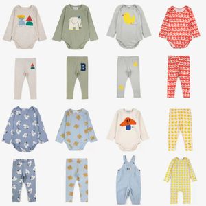 Niños pequeños, mamelucos para bebés, Bobo, otoño, niños, niñas, BC, niña infantil, encantador patrón de dibujos animados, estampado, ropa de mono 240119