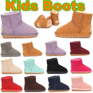 bottes de neige designer pour enfants bottes pour tout-petits 5854 bébés australiens filles garçons botte chaude en cuir chaussure de jeunesse chaussons d'hiver 01Da #