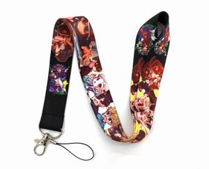 Hanako-Kun – porte-clés avec lanière pour toilettes, figurines d'anime Hanako Kun Nene Yashiro, sangle imprimée, corde suspendue, sangles de cou Cosplay