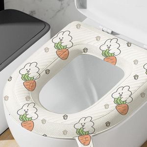 Couvre-sièges de toilette Four Seasons Universal Cartoon Print Mat Cover Imperproof Pad Eva